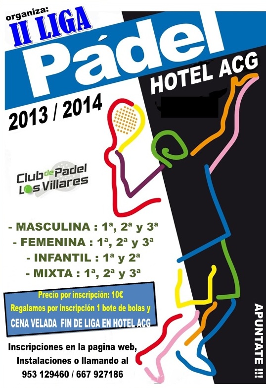 II Liga de Padel Hotel ACG Los Villares