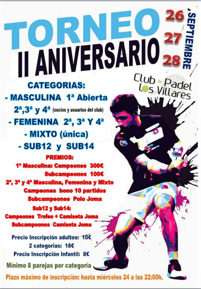 Cuadros Torneo II Aniversario